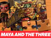 Maya and the Three Jigsaw Puzzle background
