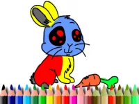 BTS Rabbit Coloring Book background