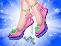 Shoe Maker Trendy Fashion background