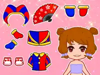 Lovely Doll Dress Up Game background