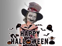 Halloween Girl Dressup background