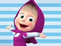A Day With Masha And The Bear background