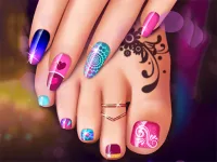 Nail Art Fashion Salon background