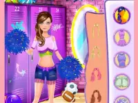 HighSchool Cheerleader Dressup background