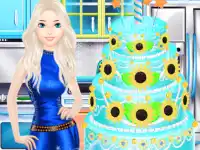 How To Make A Ice Themed Cake background