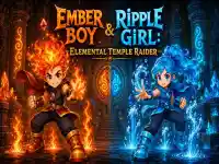 Ember Boy and Ripple Girl background