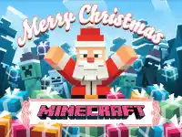 MineCraft Christmas Jigsaw  Puzzle background