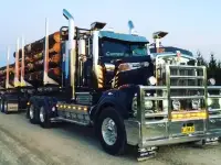 American City Truck Transporting background