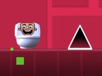 Geometry Dash Skibidi Toilet background