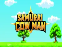 Samurai Cow Man background