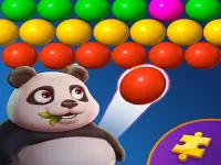 Panda Bubble Shooter game free background