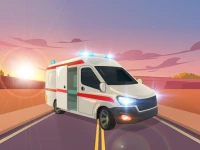 Ambulance Traffic Drive background