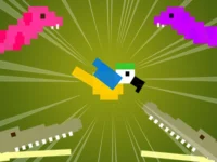 Blocky Parrot background