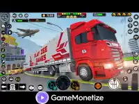 Crazy car transport truck background