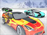 Snow Fall Hill Track Racing background