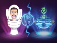 Skibidi Vs Alien background