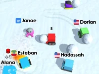Snow War .io background