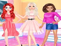 Girls Summer Dress up background