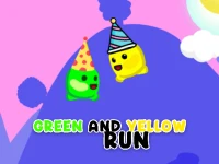 Green and Yellow Run background