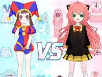 Shining Anime Star Dress Up background