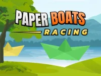 Paper Boats Racing background