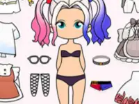 Paint Doll Dress Up: Makeup Game background