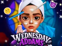 Wednesday Addams Beauty Salon background
