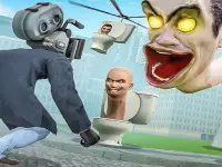 Skibidi Toilet TopDown Survival background
