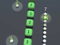 2048 Snake 3D Block background