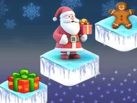 Santa Ice Jump background