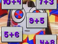 Pomni Math Game background