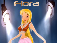 Winx Flora Fashion Girl background