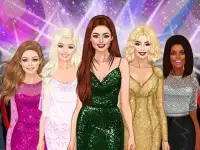Red Carpet Dress Up Girls background