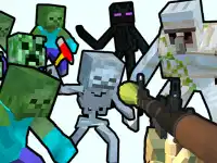 Minecraft Shooter - Save Your World background