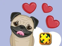 Happy Valentines Day Puzzles background
