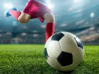 Kick The Soccer Ball background