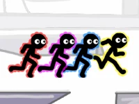 Stickman Party Electric background