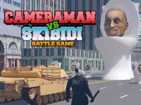 Cameraman vs Skibidi Battle Game background