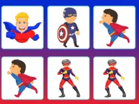 Super Heroes Memory background