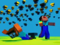 Noob vs Pro But Anvil Rain Minecraft background