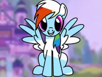My Little Pony Coloring Book Online background