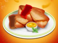 Spring Rolls background