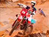 Offroad Moto Bike Racing background