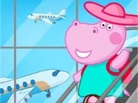 Hippo Airport Travel background