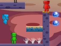 Fire And Water In Zombies World 2 background