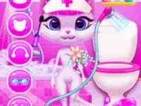 Fancy Kitty Kate Caring Game background
