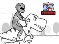 Power Rangers T-Rex Runner background