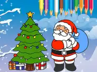 Coloring Christmas Tree background
