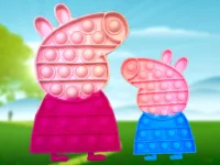 Pop It Pig Jigsaw background