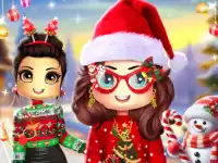 Roblox Christmas Dressup background